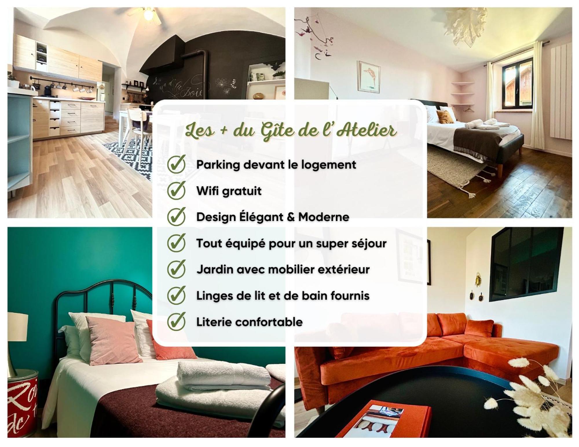De L'atelier- Wifi Parking Jardin - Clg Savoie Holiday home *